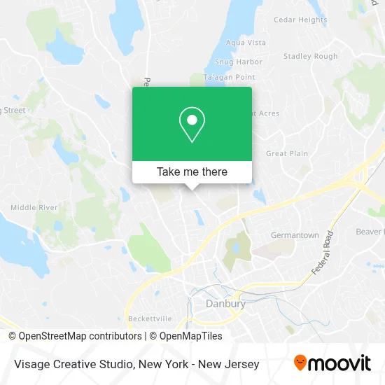 Visage Creative Studio map