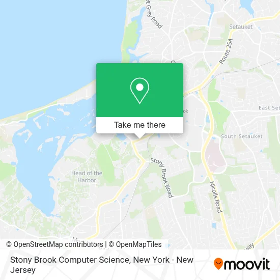 Stony Brook Computer Science map