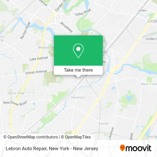 Lebron Auto Repair map
