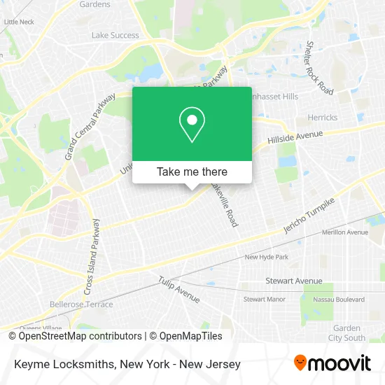 Keyme Locksmiths map
