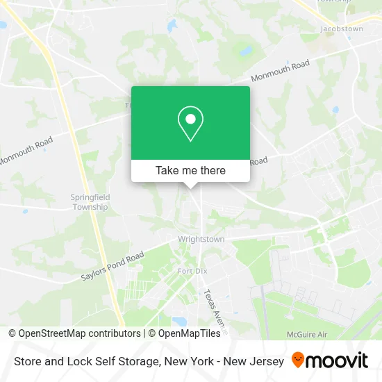 Store and Lock Self Storage map