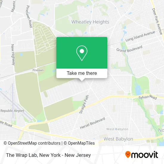 The Wrap Lab map