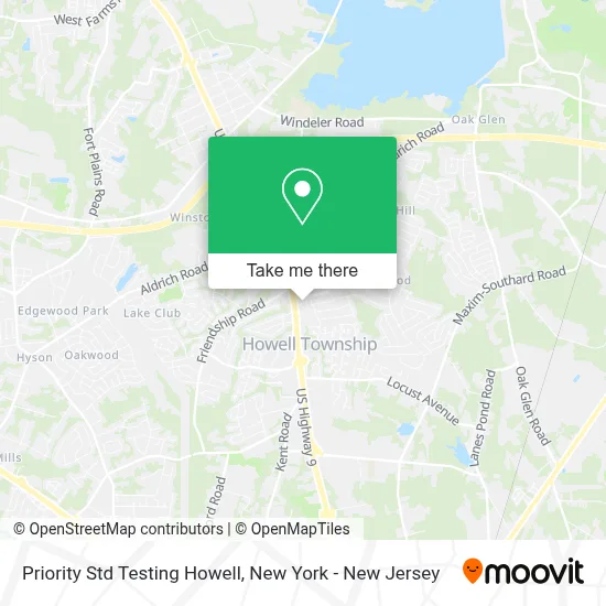 Priority Std Testing Howell map
