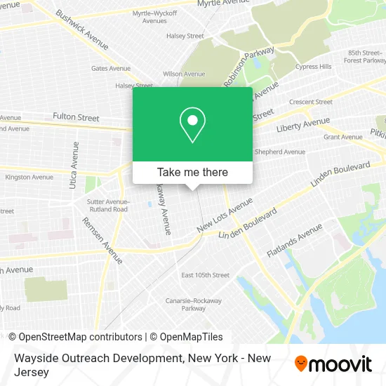 Wayside Outreach Development map