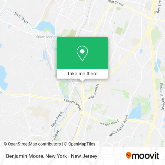 Benjamin Moore map