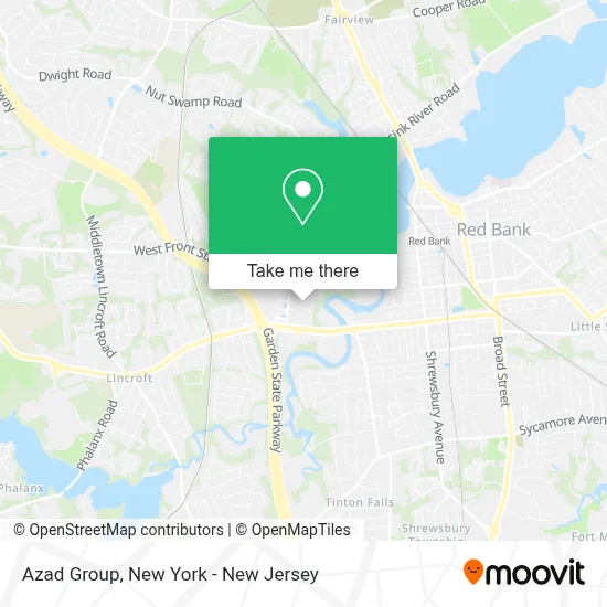Azad Group map