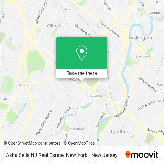 Asha Sells NJ Real Estate map