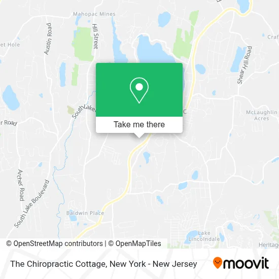 The Chiropractic Cottage map