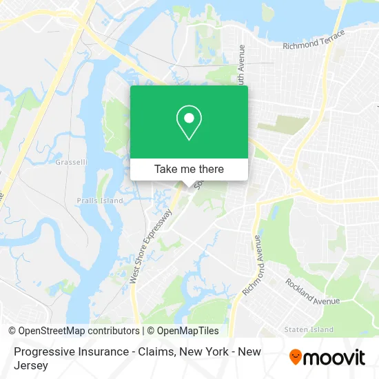 Progressive Insurance - Claims map