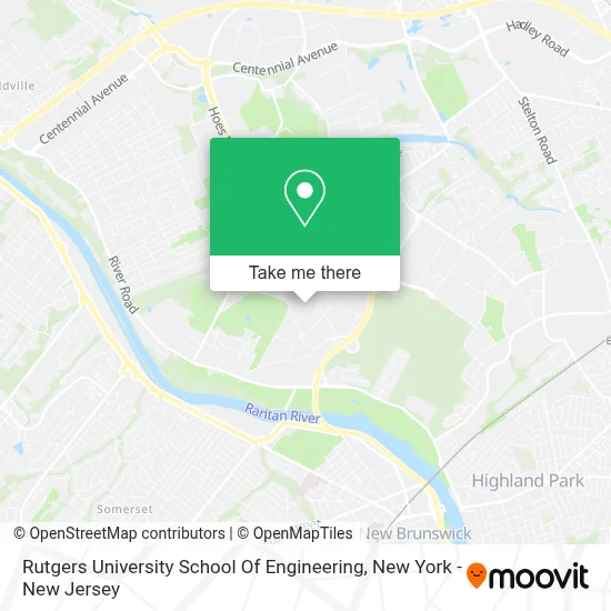 Rutgers University School Of Engineering map