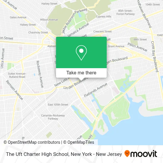 The Uft Charter High School map