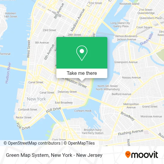 Green Map System map