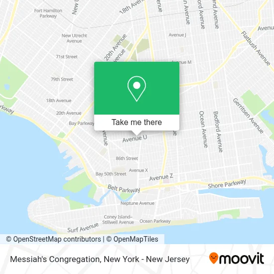 Messiah's Congregation map
