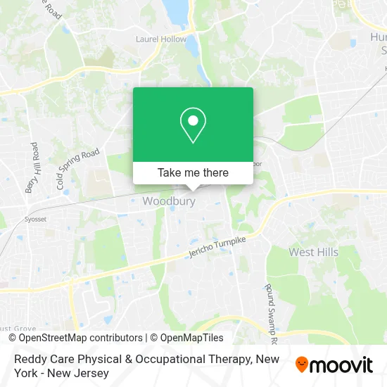 Reddy Care Physical & Occupational Therapy map