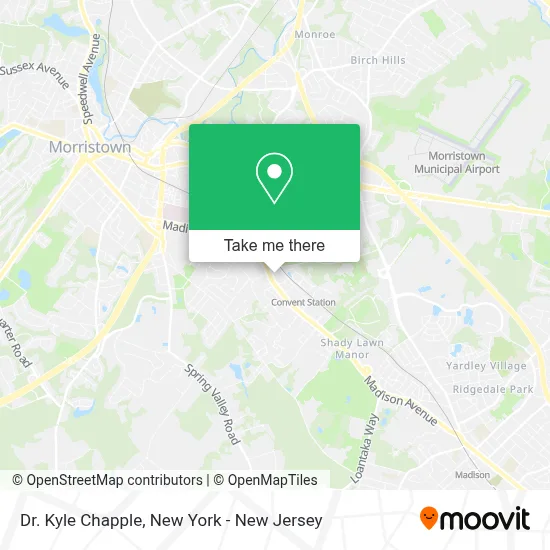 Dr. Kyle Chapple map