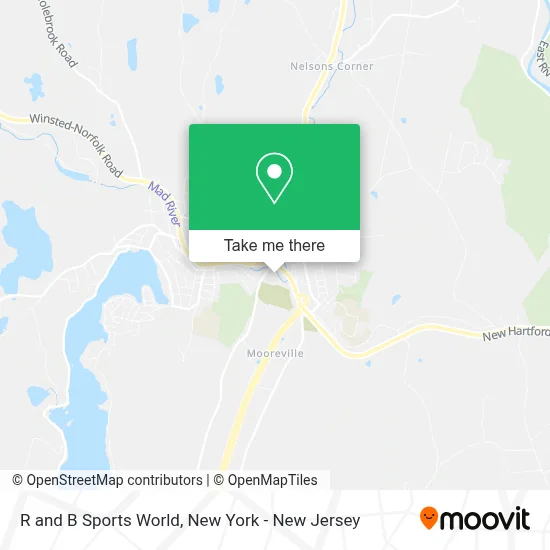 R and B Sports World map