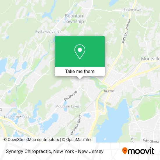 Synergy Chiropractic map