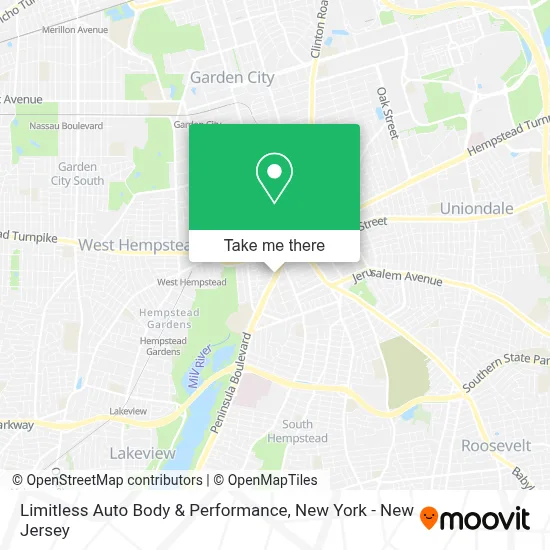 Limitless Auto Body & Performance map