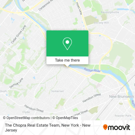 The Chopra Real Estate Team map