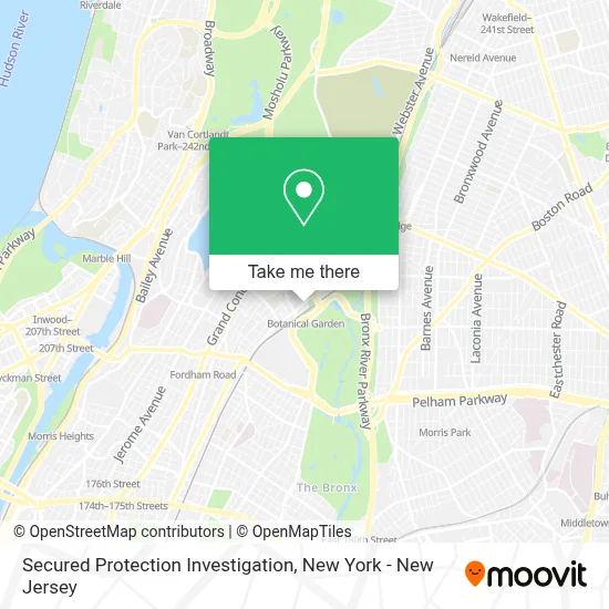 Secured Protection Investigation map