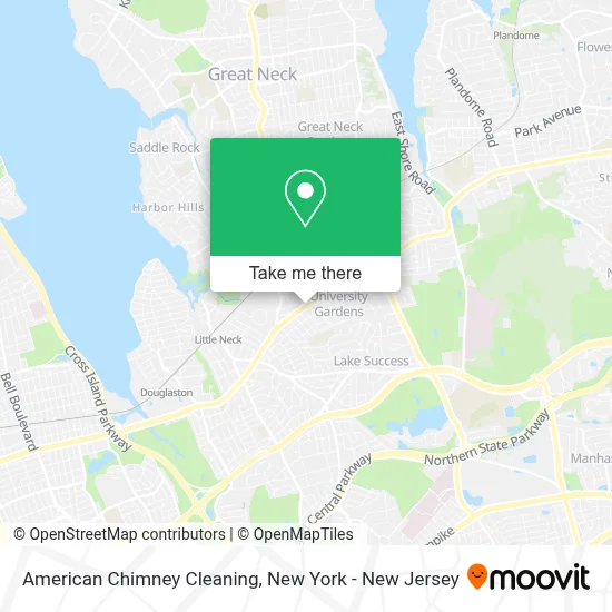 American Chimney Cleaning map