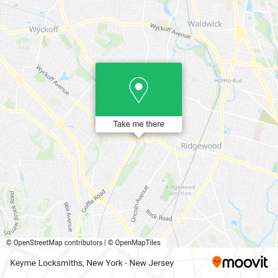 Keyme Locksmiths map