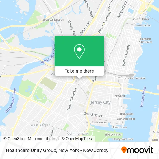 Healthcare Unity Group map