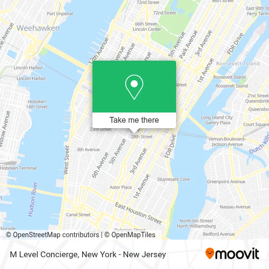 M Level Concierge map