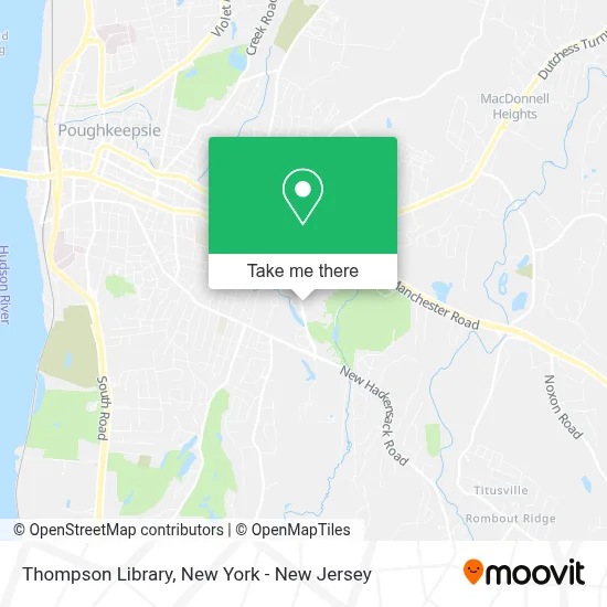 Thompson Library map