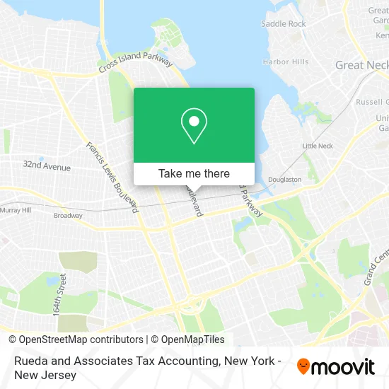 Rueda and Associates Tax Accounting map