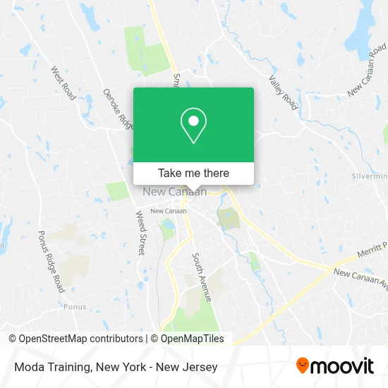 Moda Training map