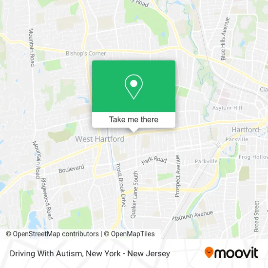 Driving With Autism map