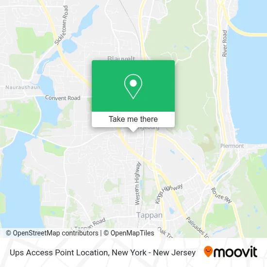 Ups Access Point Location map