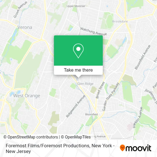 Foremost Films / Foremost Productions map