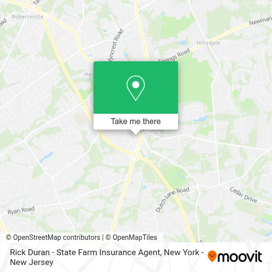 Rick Duran - State Farm Insurance Agent map