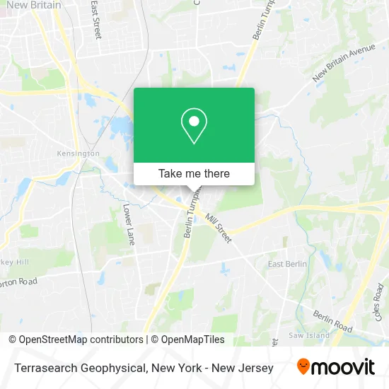 Terrasearch Geophysical map