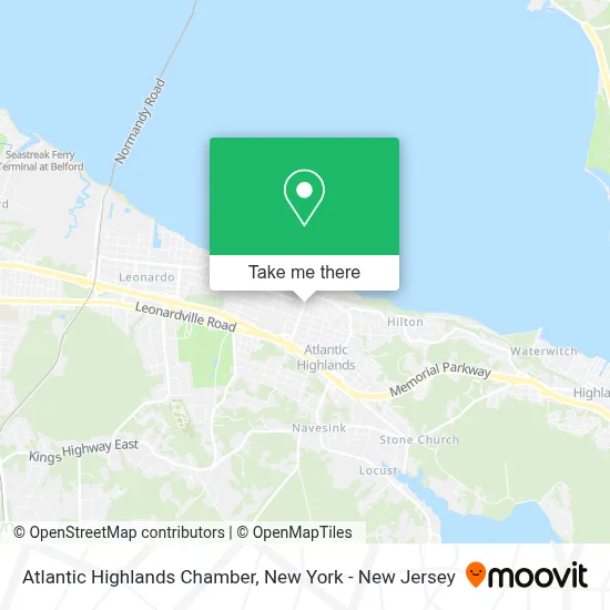 Atlantic Highlands Chamber map