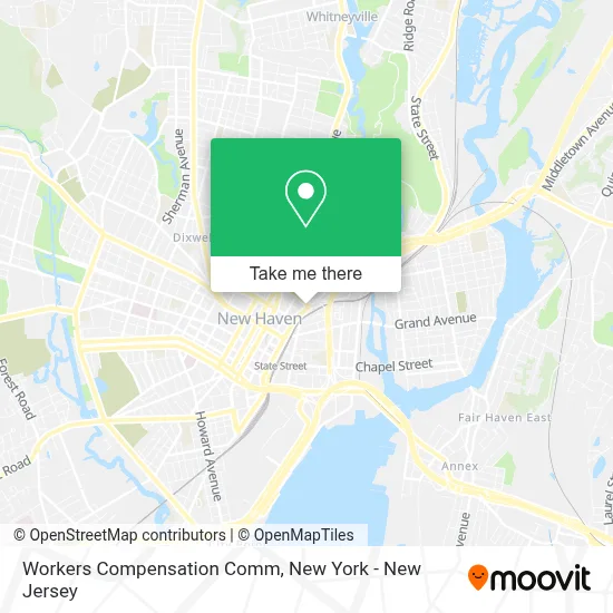 Workers Compensation Comm map