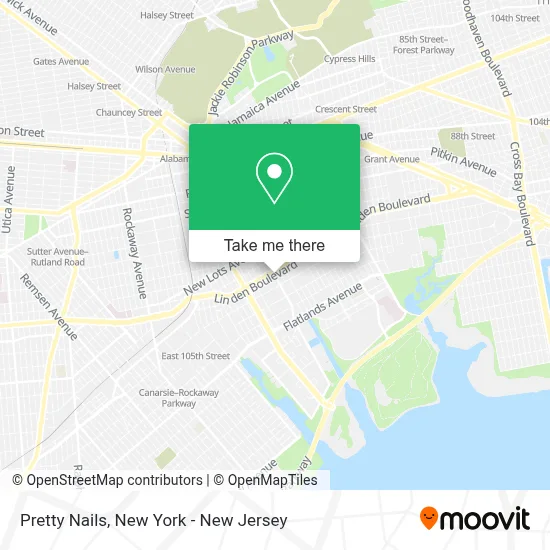 Pretty Nails map