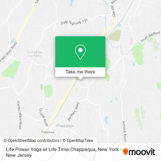 Life Power Yoga at Life Time Chappaqua map