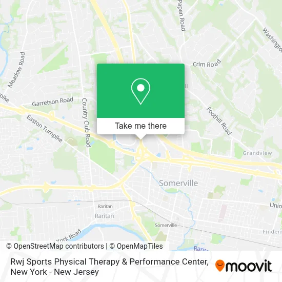 Rwj Sports Physical Therapy & Performance Center map