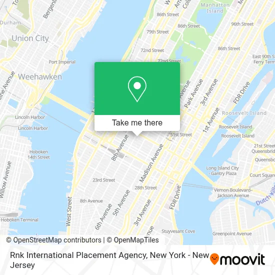 Rnk International Placement Agency map
