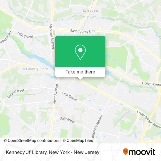 Kennedy Jf Library map