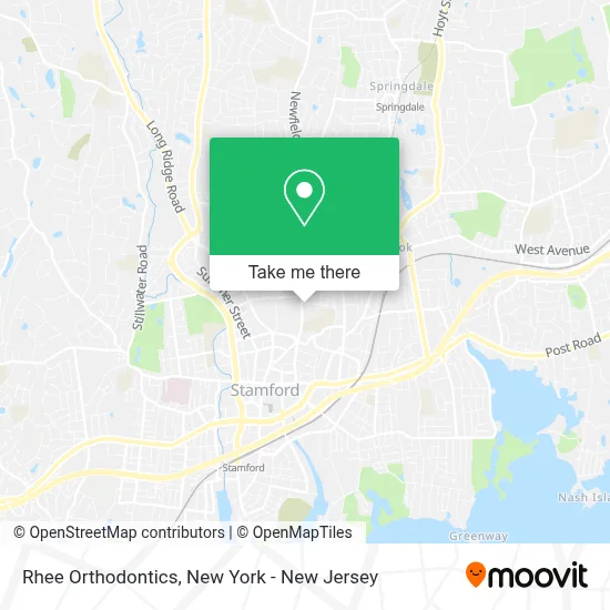 Rhee Orthodontics map