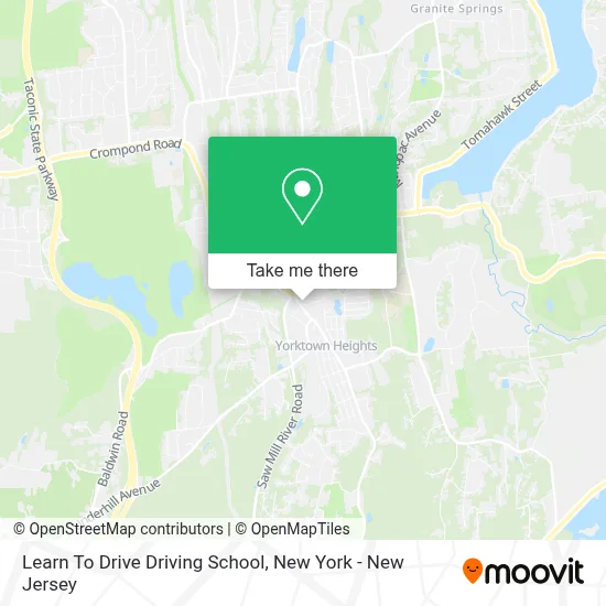 Learn To Drive Driving School map