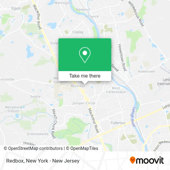 Redbox map