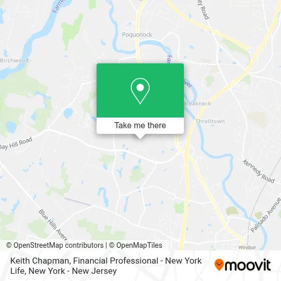 Keith Chapman, Financial Professional - New York Life map