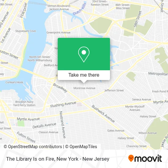 The Library Is on Fire map