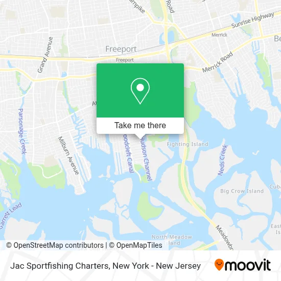 Jac Sportfishing Charters map