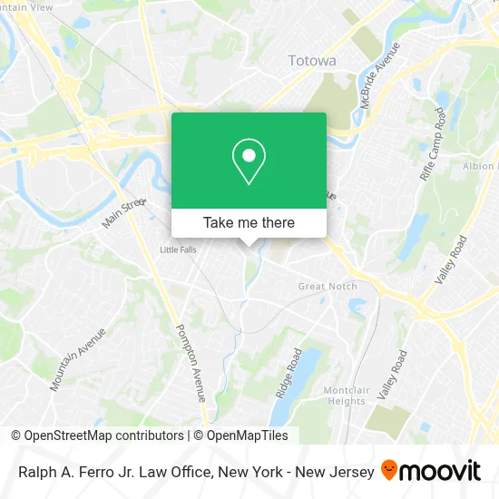Ralph A. Ferro Jr. Law Office map